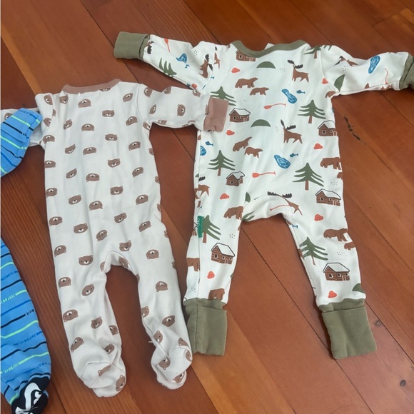 3 baby onesies pack and play pajamas 0-3m - Picture 5 of 7